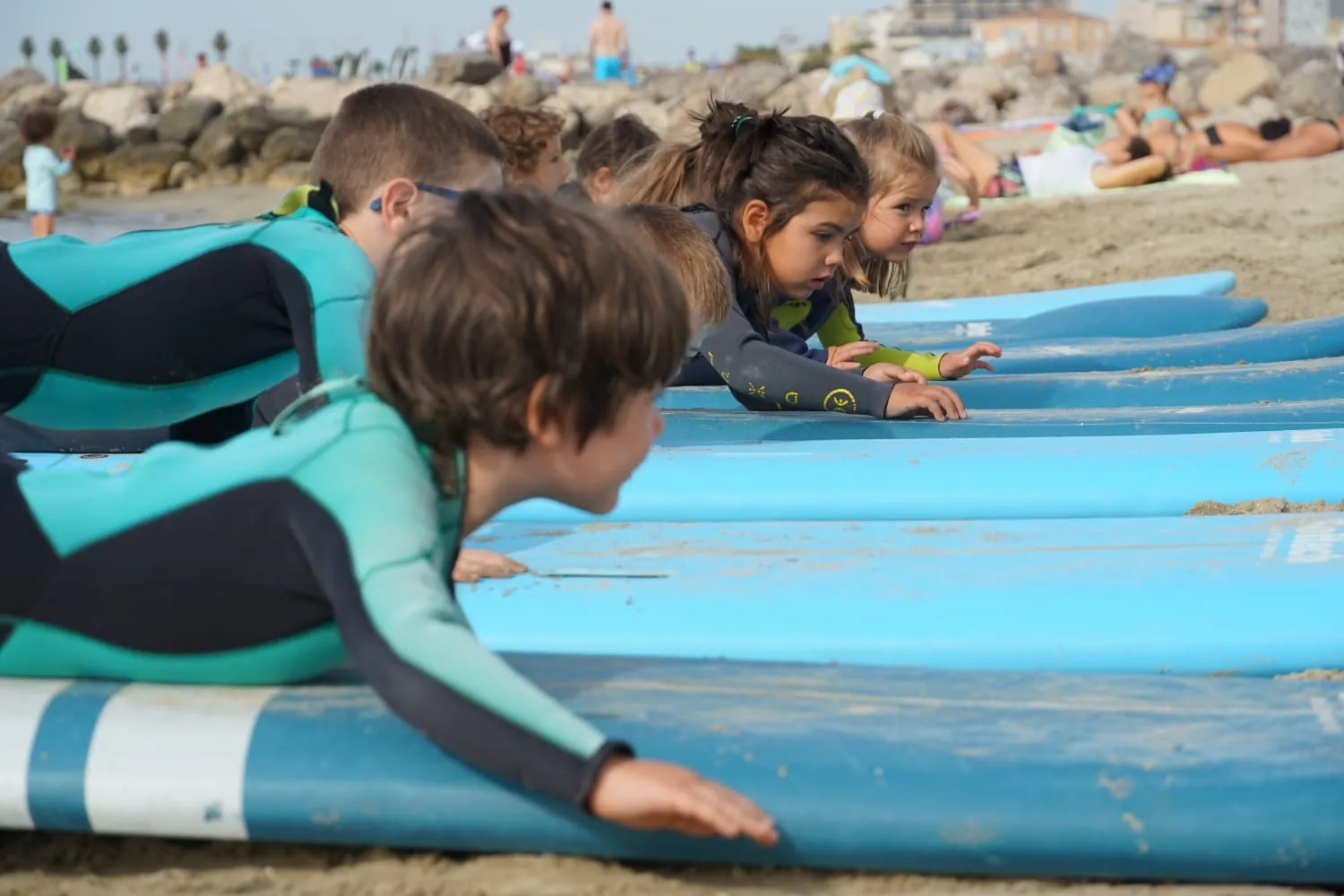 Jardin des vagues, surf pour les petits